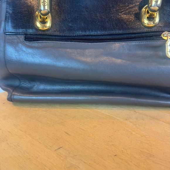 Marino Orlandi | Leather Satchel Handbag - Picture 6 of 11